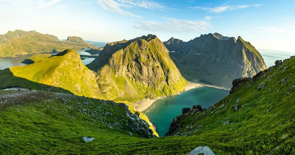 Kvalvika Beach Top View