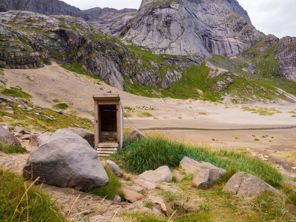 Toilet Facility at Bunes Beach
